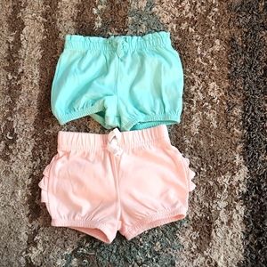 Jumping Beans girls 2 set of 6m shorts